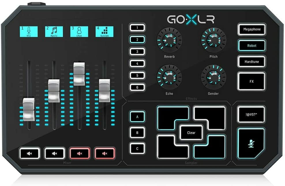 GoXLR Best Audio Mixers for Streaming